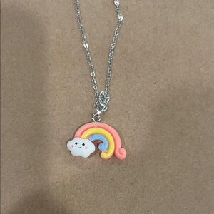 Rainbow Cloud Kids Necklace